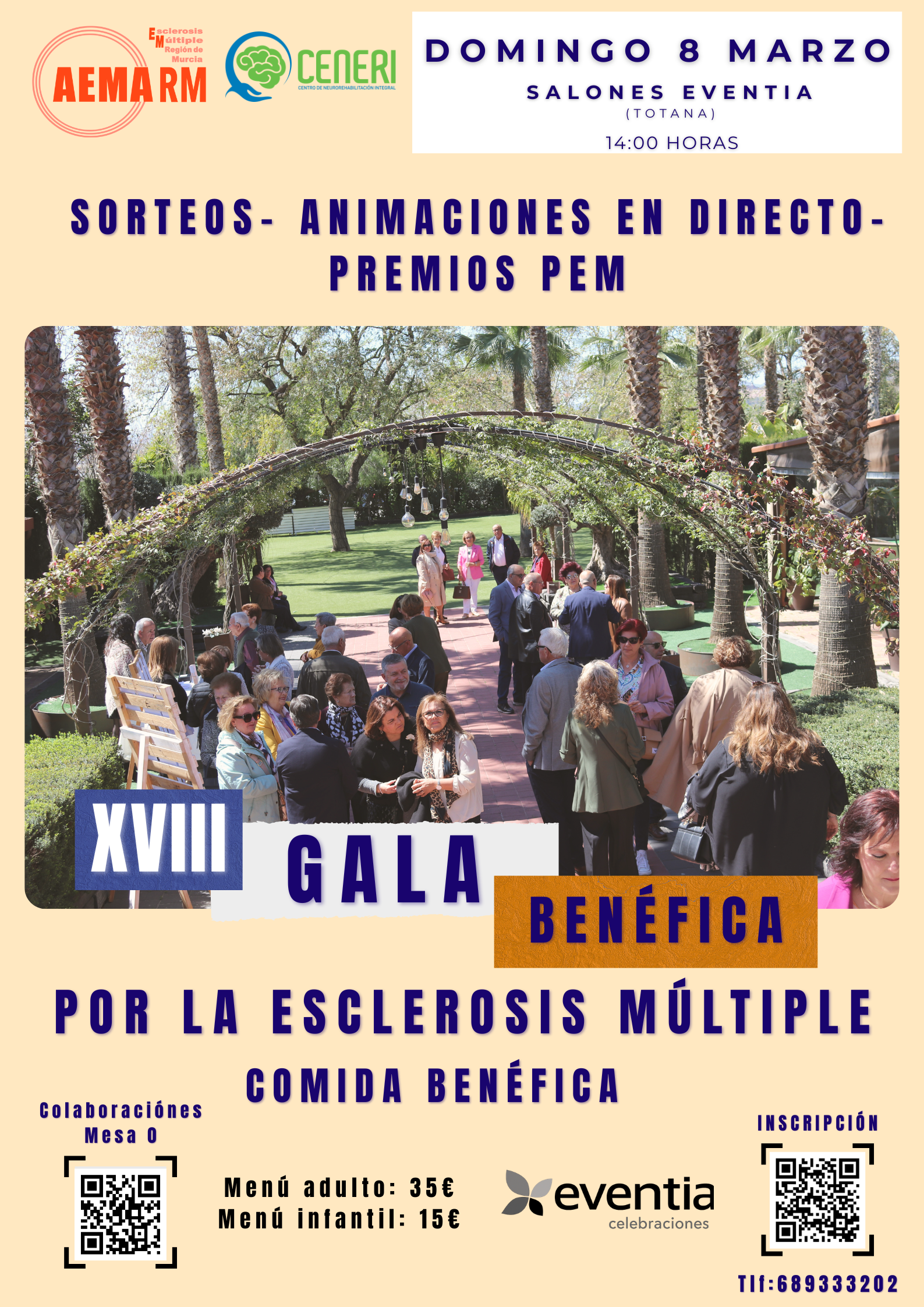 Cartel promocional de la gala