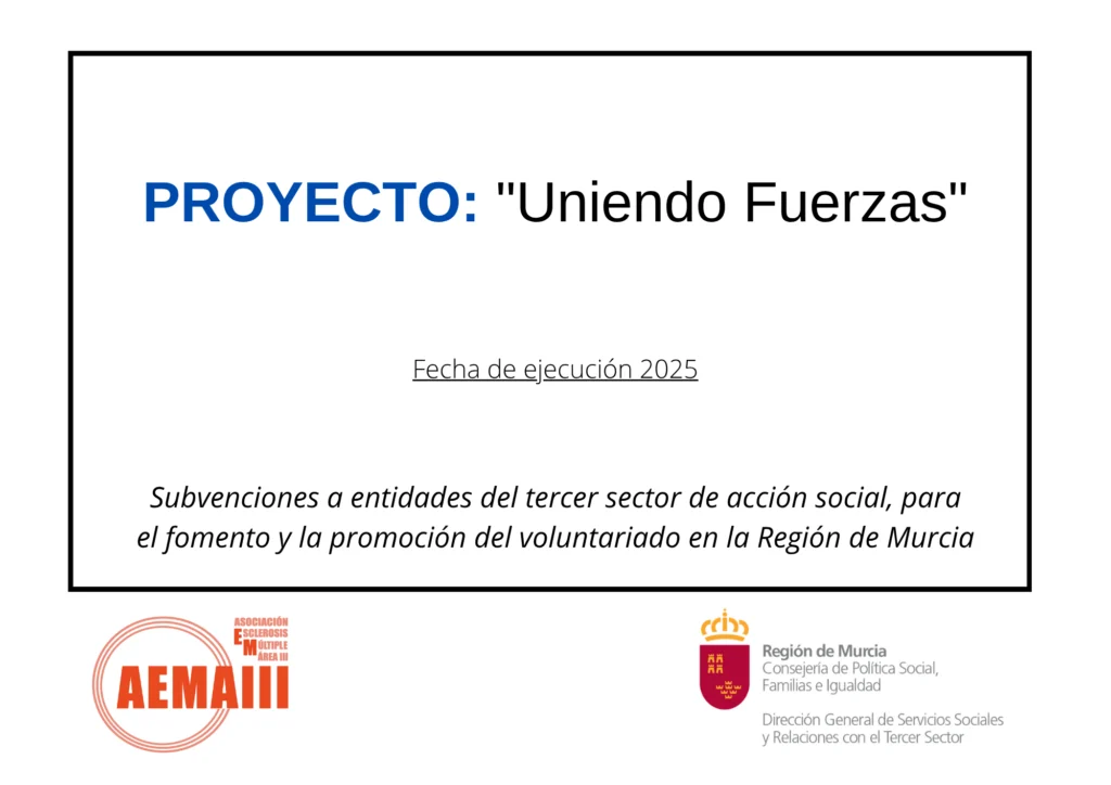 Cartel del Proyecto uniendo fuerzas