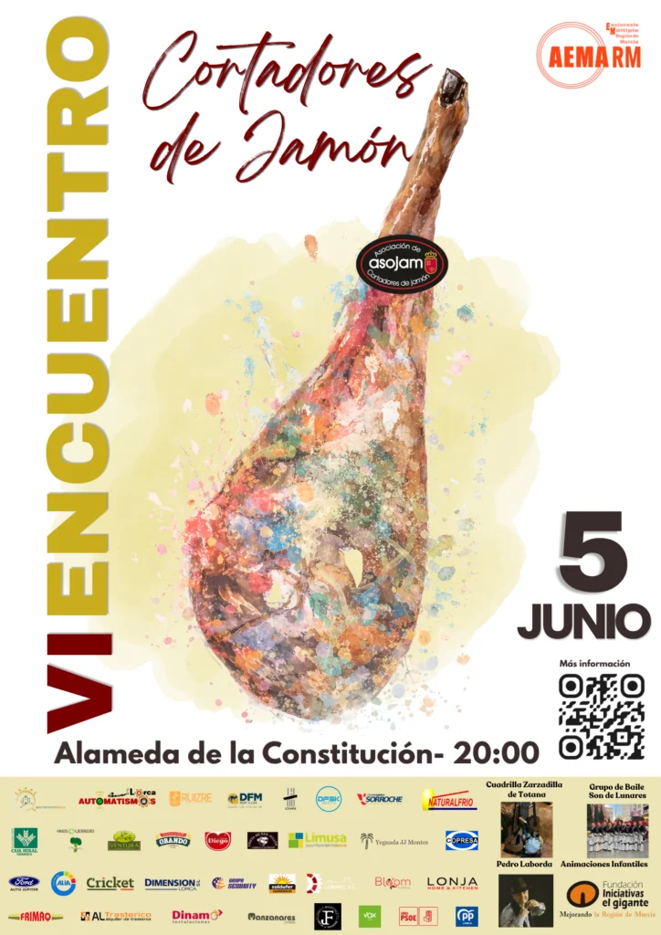 Cartel VI Encuentro de cortadores de Jamón