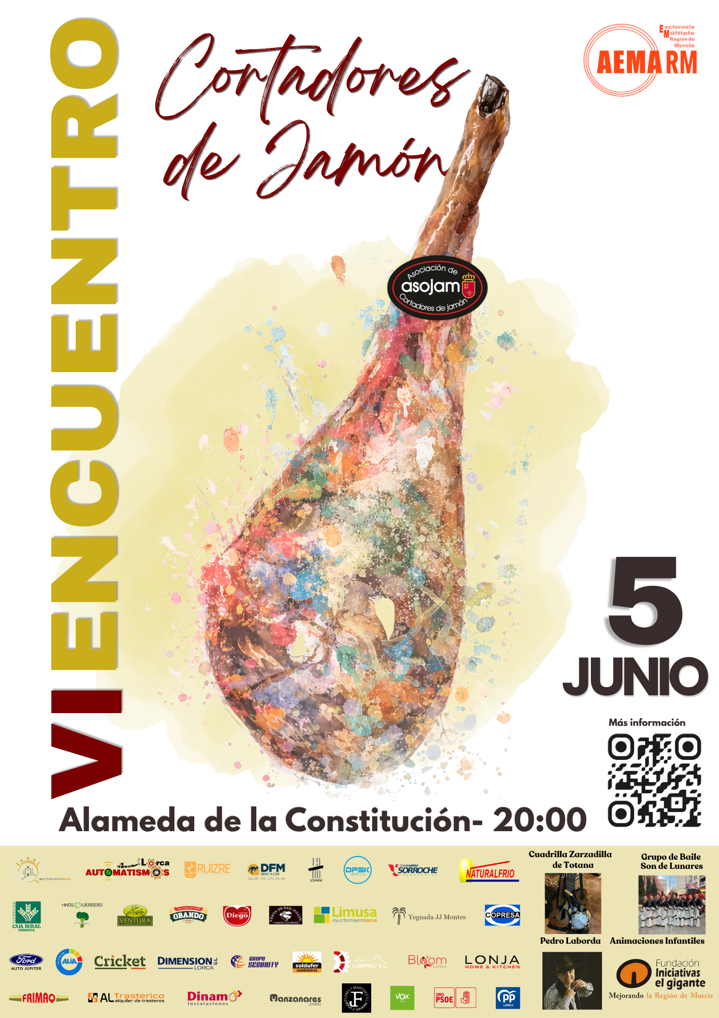 Cartel VI Encuentro de cortadores de Jamón