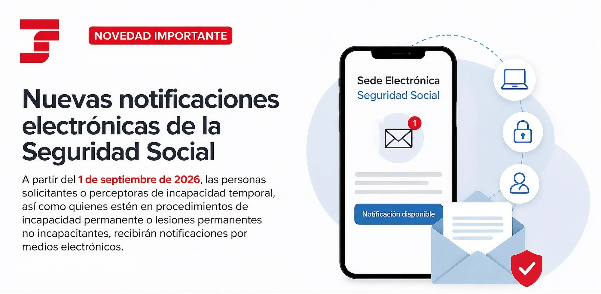 Nuevas notificaciones electrónicas de la Seguridad Social